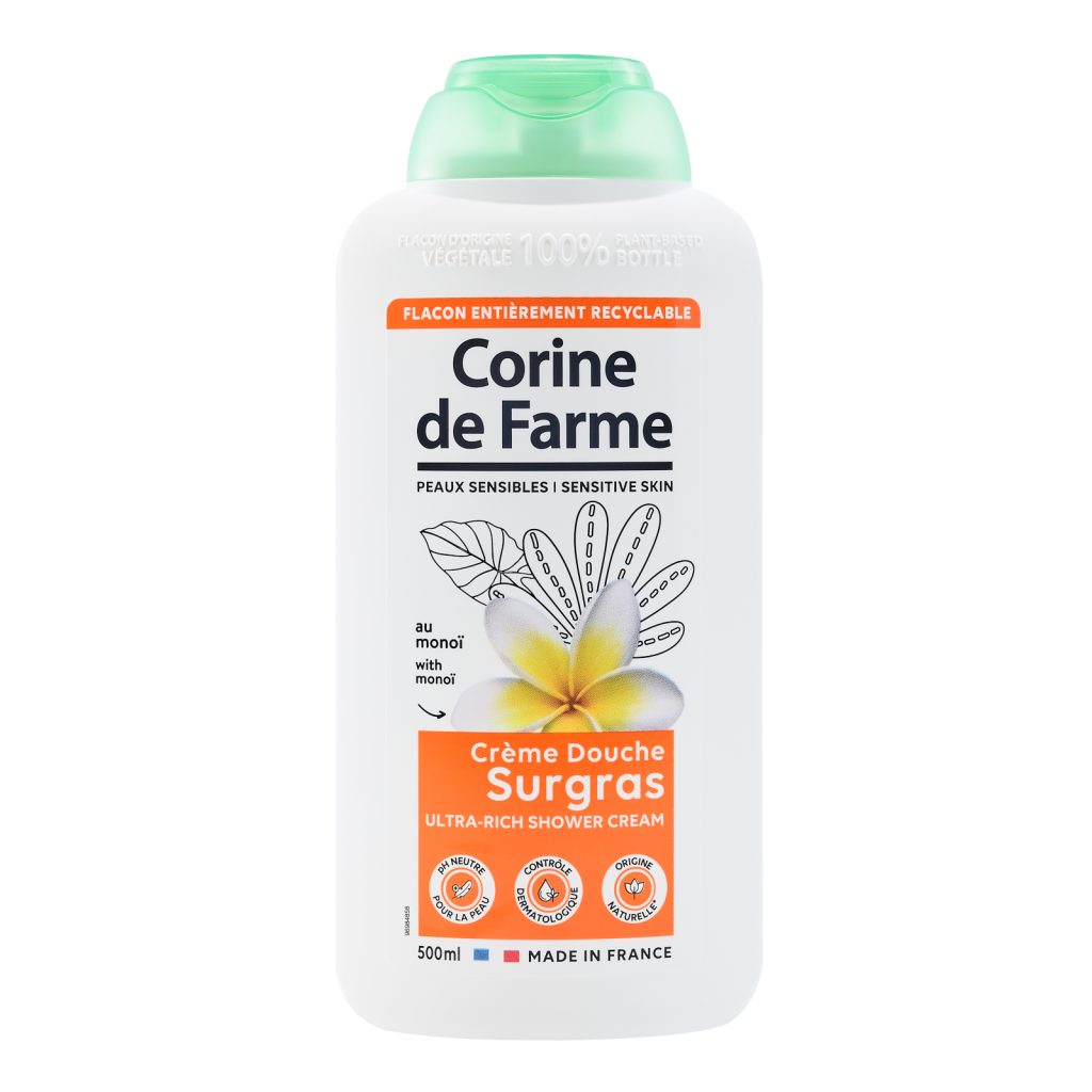 Kremowy żel pod prysznic z monoi Corine de Farme